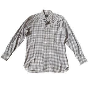 Tom Ford Purple Plaid Button Front Shirt